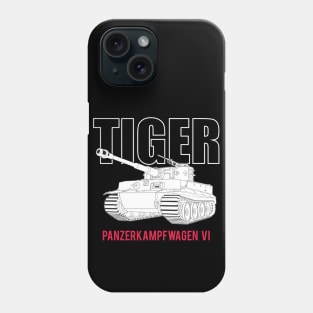 Best for the tank lover! Famous German tank Pz-VI Tiger Phone Case