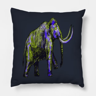 Mammoth Skeleton Interactive Yellow&Blue Filter T-Shirt By Red&Blue Pillow