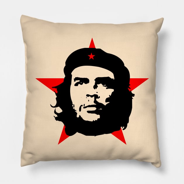 Che Guevara Rebel Cuban Guerrilla Revolution T-Shirt Pillow by HiDearPrint