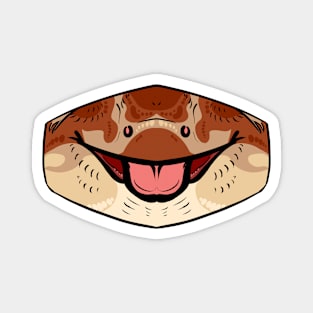 Red Crested Gecko Mask Magnet