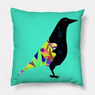 The Fashionista Crow Pillow