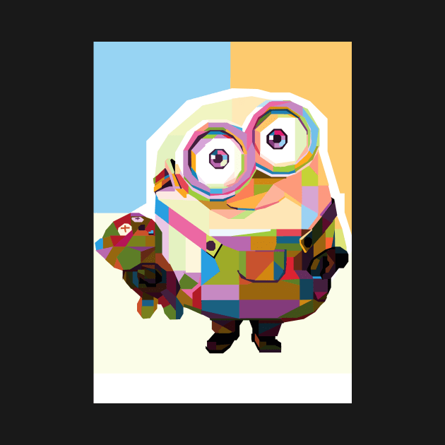 BOB MINIONS WPAP POP ART by wpapkoo