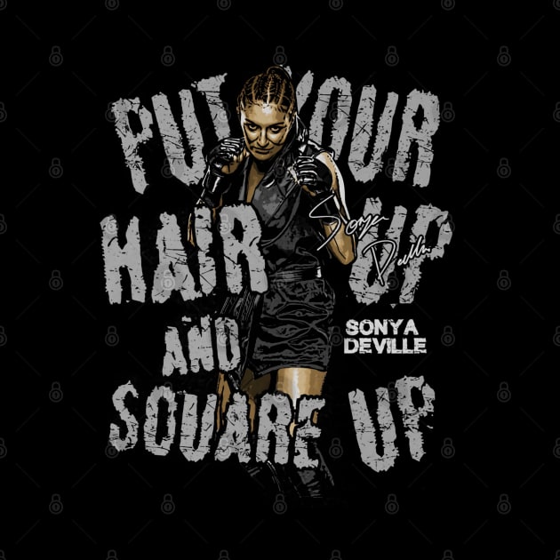 Sonya Deville Hair Up Square Up by MunMun_Design