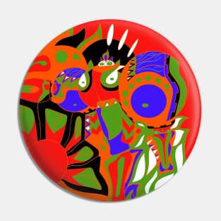 dark dogu ecopop Pin