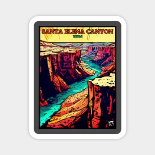 Santa Elena Canyon, Texas Magnet