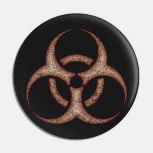 Biohazard Symbol - Toxic Cellular Biology Pin