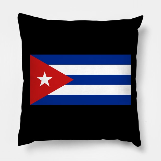 Cuba National Flag Pillow by Virly