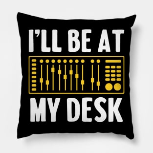 Sound Technician Profession Pillow