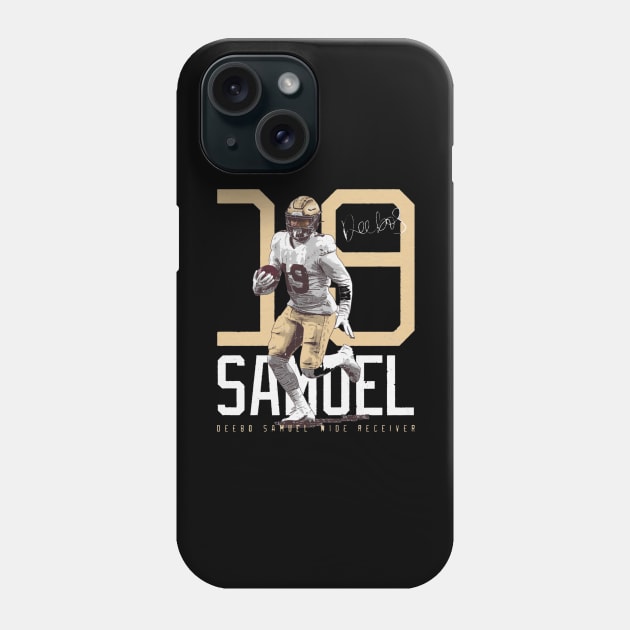 Deebo Samuel San Francisco Bold Number Phone Case by Chunta_Design