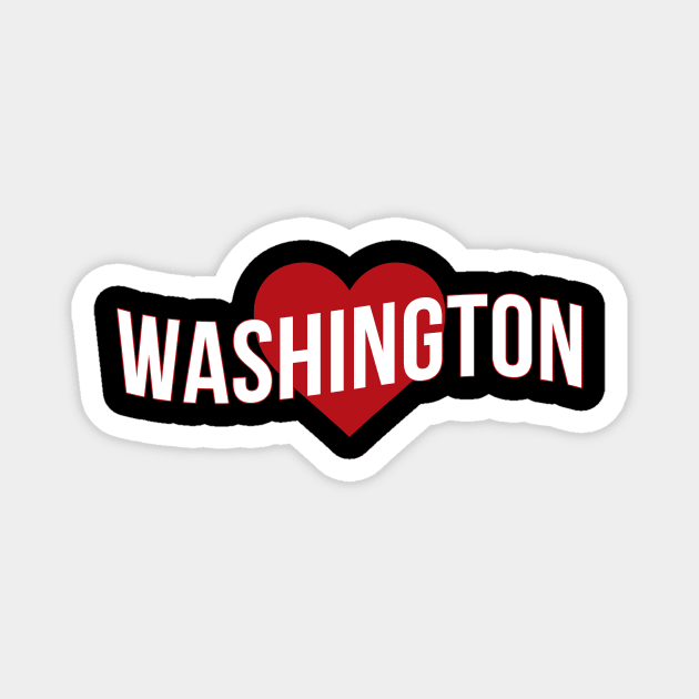 Washington Love Magnet by Novel_Designs