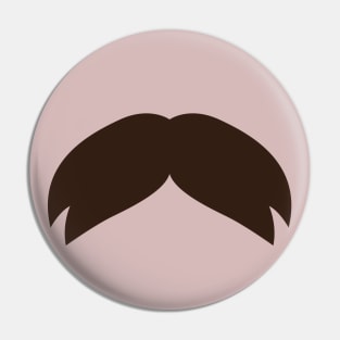 movember mustache Pin