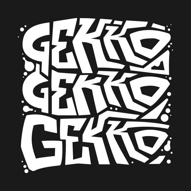 Triple Gekko (White) by Edlogan