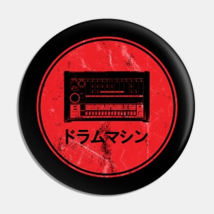 808 Drum Machine Red Pin