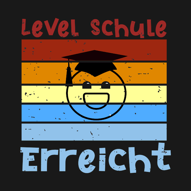 Level Schule erreicht Smiley Schulbeginn T shirt by chilla09