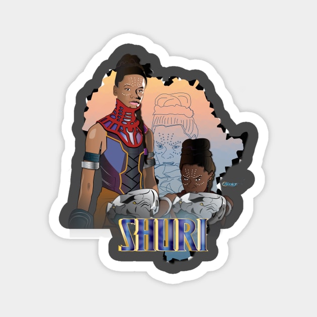 SHURI Magnet by G9Design