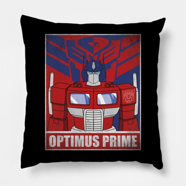 Transformers Optimus Prime! Pillow by Jandara