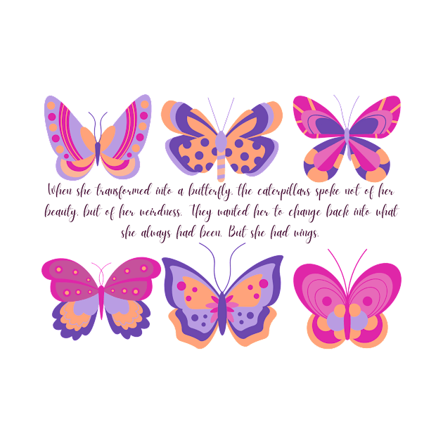 Aesthetic butterfly quote by Faeblehoarder