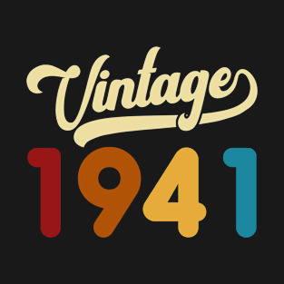 1941 Vintage Gift 79th Birthday Retro Style T-Shirt