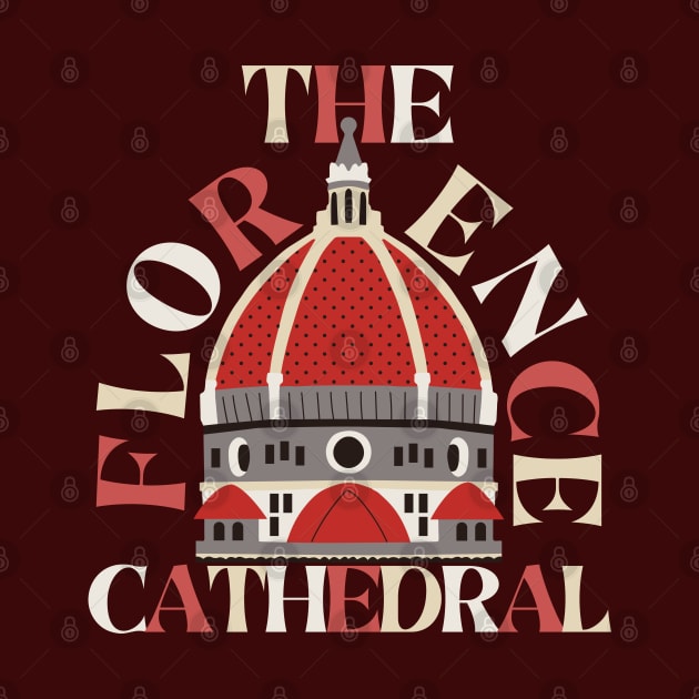 The Florence Cathedral Minimalistic Artsy by Souls.Print