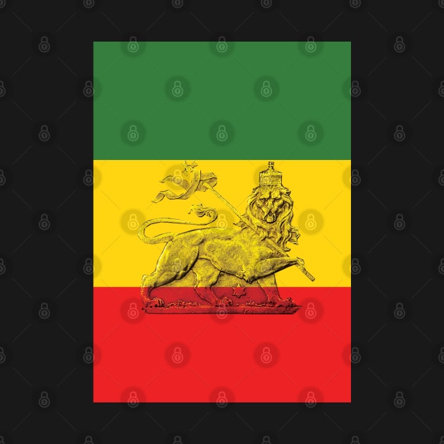 Lion of Judah Rasta Colours by rastaseed