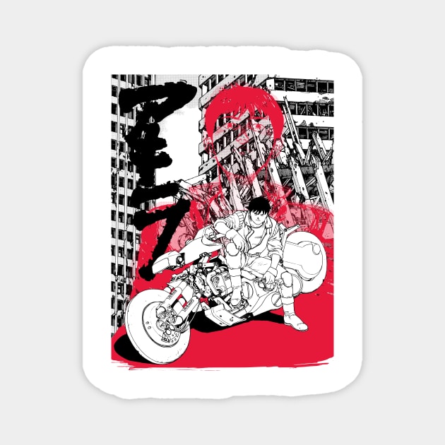 Akira/Kaneda Magnet by geekingink