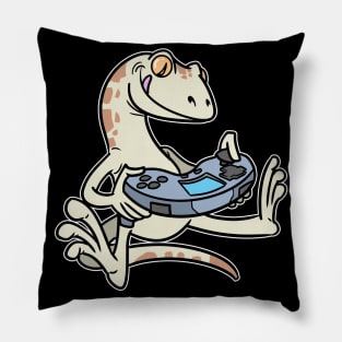 Gaming Gamer Gecko Controller Lizards Pillow