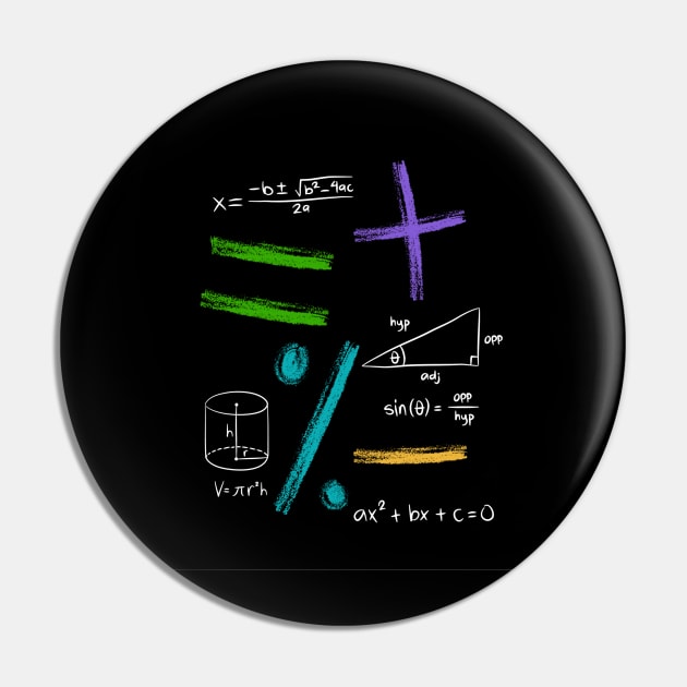 Maths T-shirt design Pin by Metro Boomin