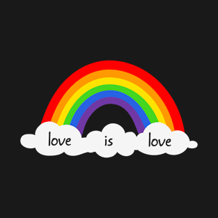 Love is Love LGBT rainbow T-Shirt