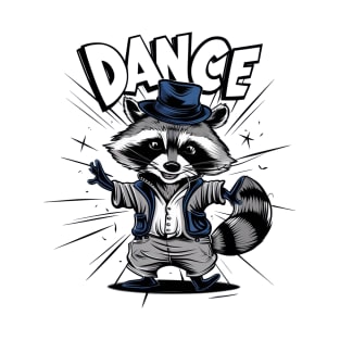 Cute raccoon dancing T-Shirt