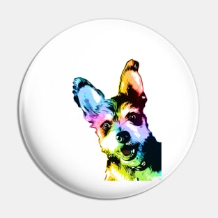 Bunker the Dog | Pop Art Pin