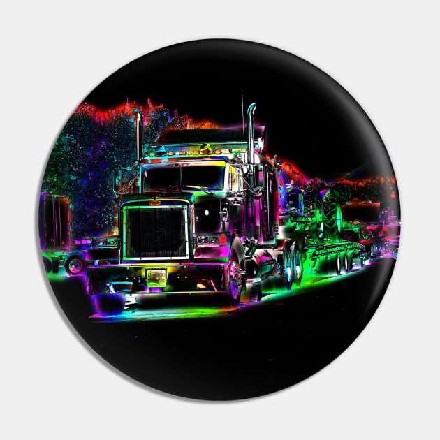 Ready to Roll! - Long-haul Trucker Pin by Highseller