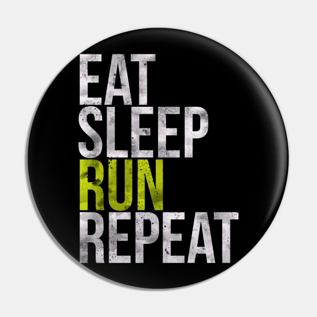 Eat Sleep Run Repeat Pin by charlescheshire