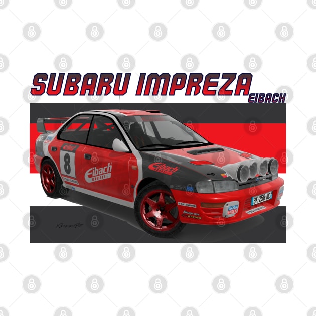 Subaru Impreza GrpA by PjesusArt