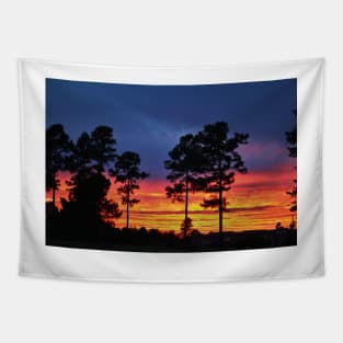 Sky On Fire Tapestry