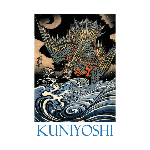 Dragon by Utagawa Kuniyoshi by Naves