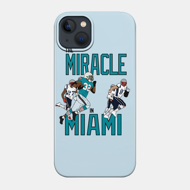 The Miracle In Miami - Miami Dolphins - Phone Case