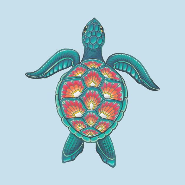 Mandala Turtle Animals TShirt TeePublic