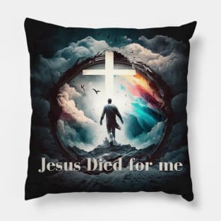 Jesus Died for Me John 3:16 V14 Pillow