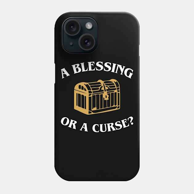 Blessing or Curse Mimic Dungeons Crawler and Dragons Slayer Phone Case by pixeptional