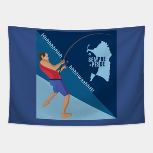 Fishing and Yawning Tapestry