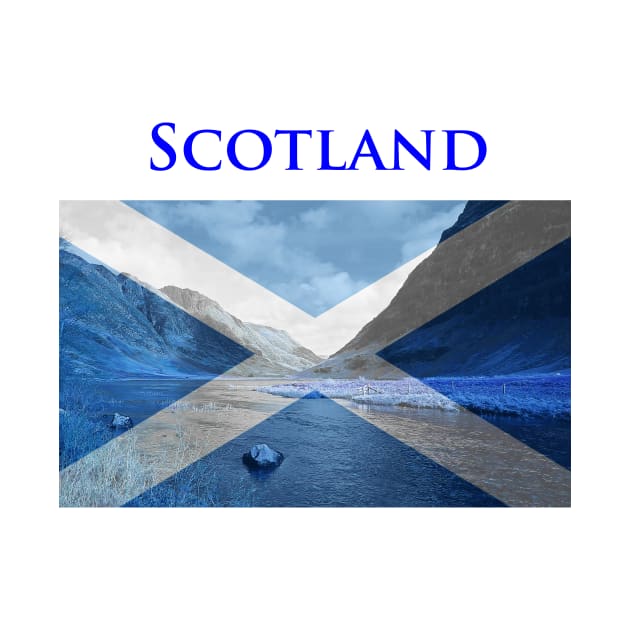 Saltire Scotland by the kilt