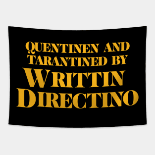 Writtin Directino Tapestry