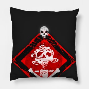 Hex haunted ground Pillow