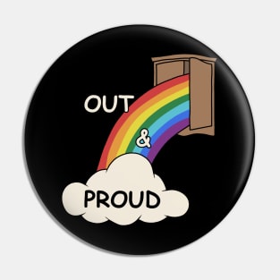 Out and proud Pin
