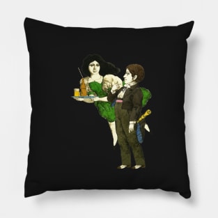 The boy and the waitress Pillow