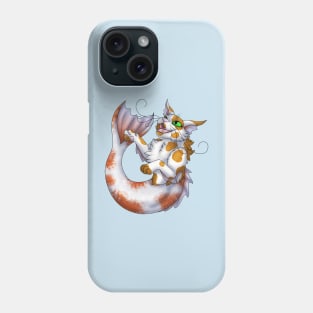 Purrmaid: Ginger Bicolor Phone Case