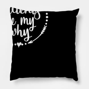 My Students Are My Why Inspirational Teacher Pillow