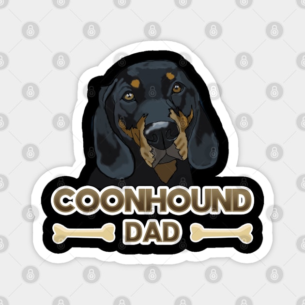 Coonhound - Coonhound Dad Magnet by Kudostees