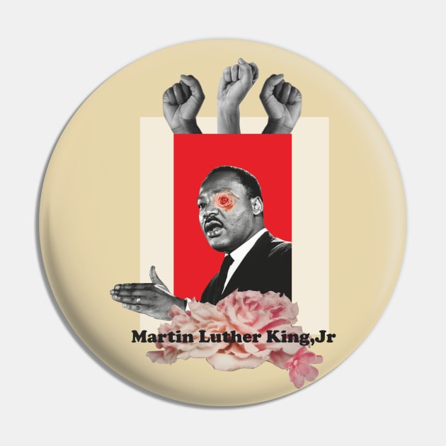 Martin Luther King Pin by Verge of Puberty