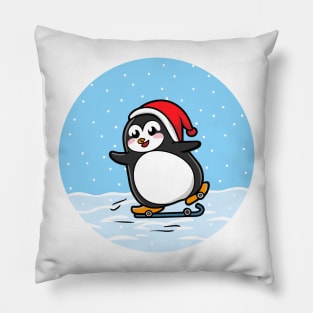 Christmas Penguin Pillow